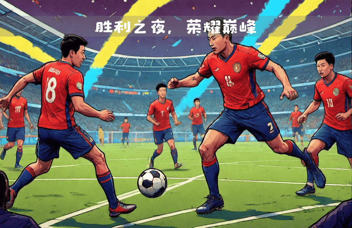 足球比赛中球队展现了对手无法战胜的力量